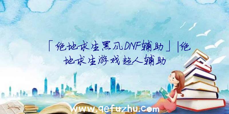 「绝地求生黑风DNF辅助」|绝地求生游戏超人辅助